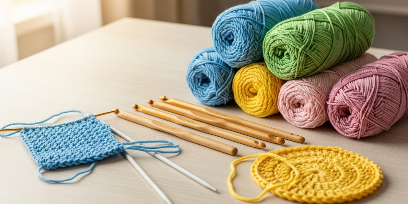 Best Yarns for Beginners Learning Crochet or Knitting