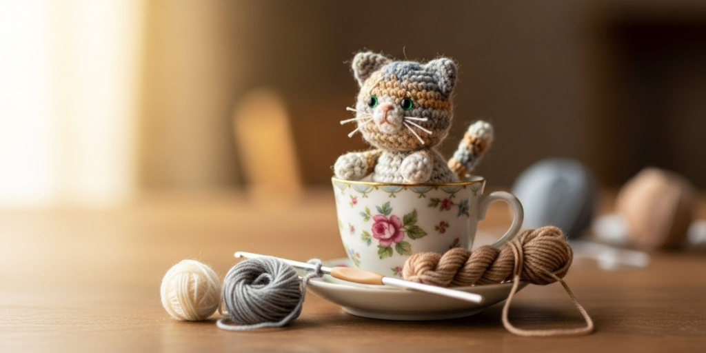 Pattern #4_ Tiny Cat in a Teacup (Whimsy in 6 Hours)