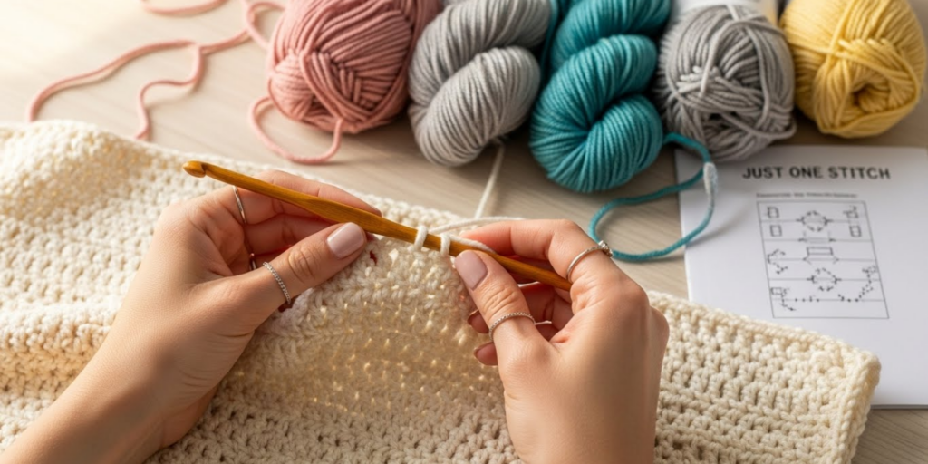 Pattern #5_ The “Just One Stitch” Blanket (Your Custom Starter Project)