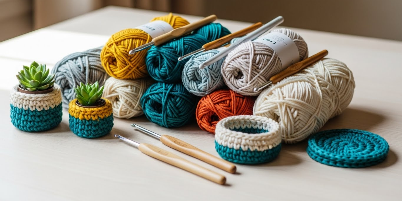 Quick and Easy Crochet Home Decor Projects