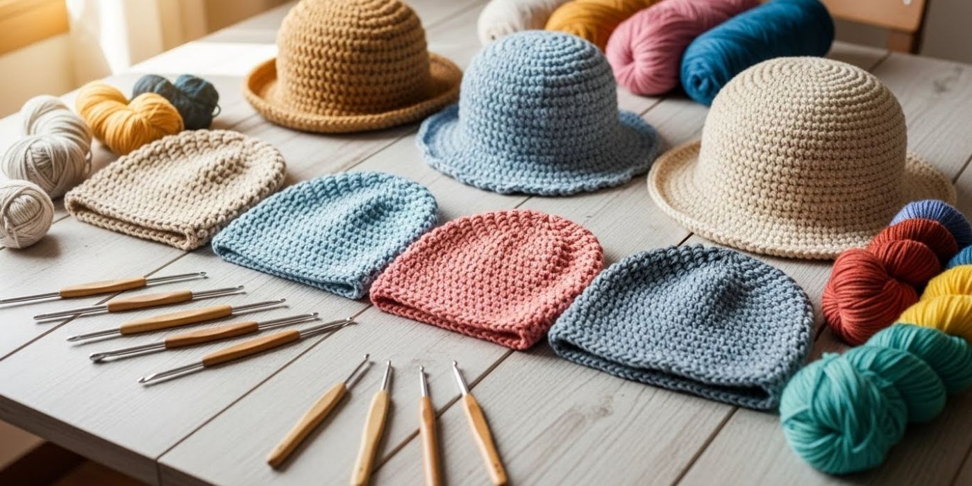 Stylish Crochet Hat Patterns for the Whole Family