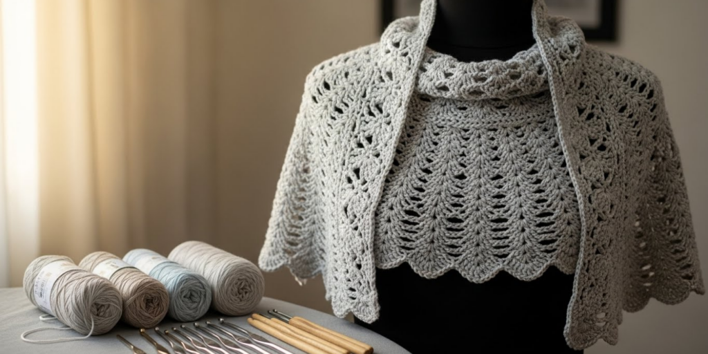 The Capelet or Collar Shawl_ Vintage Glamour, Modern Edge