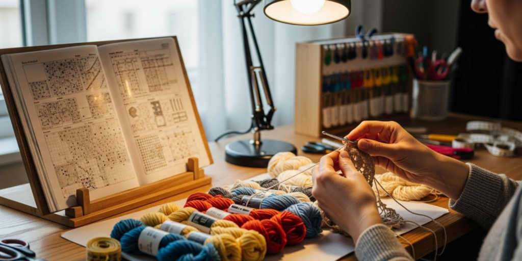 Pattern Holders and Lighting_ See Every Stitch Clearly